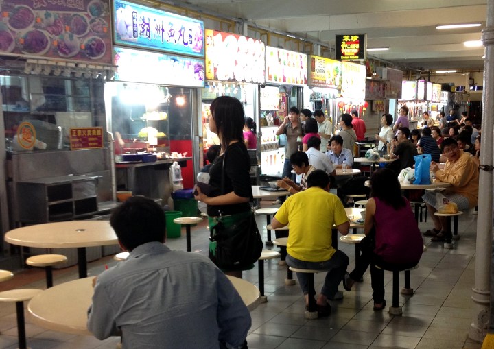 Hawker food stalls Singapore